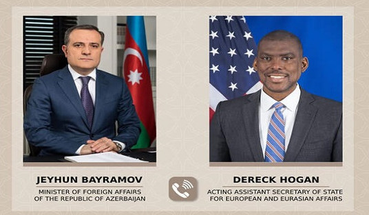 Բայրամովն ու ԱՄՆ պետքարտուղարի օգնականի պաշտոնակատարը քննարկել են հայ-ադրբեջանական հարաբերությունների կարգավորման գործընթացին առնչվող հարցեր