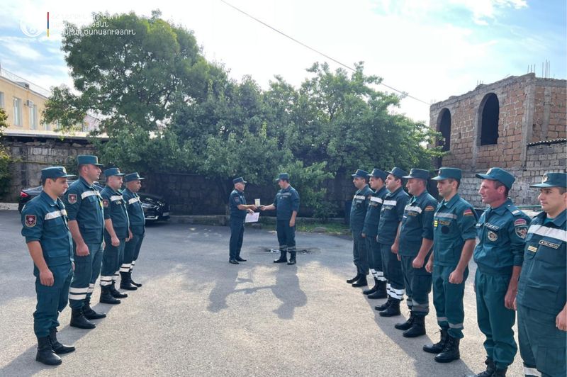 Փրկարարի օրվա կապակցությամբ պարգևատրվել են լավագույնները