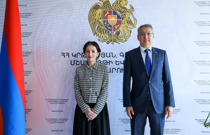 Հայաստան-Ղազախստան կրթամշակութային կապերը՝ հանդիպման առանցքում. Ժաննա Անդրեասյանն ընդունել է դեսպան Իմանբաևին