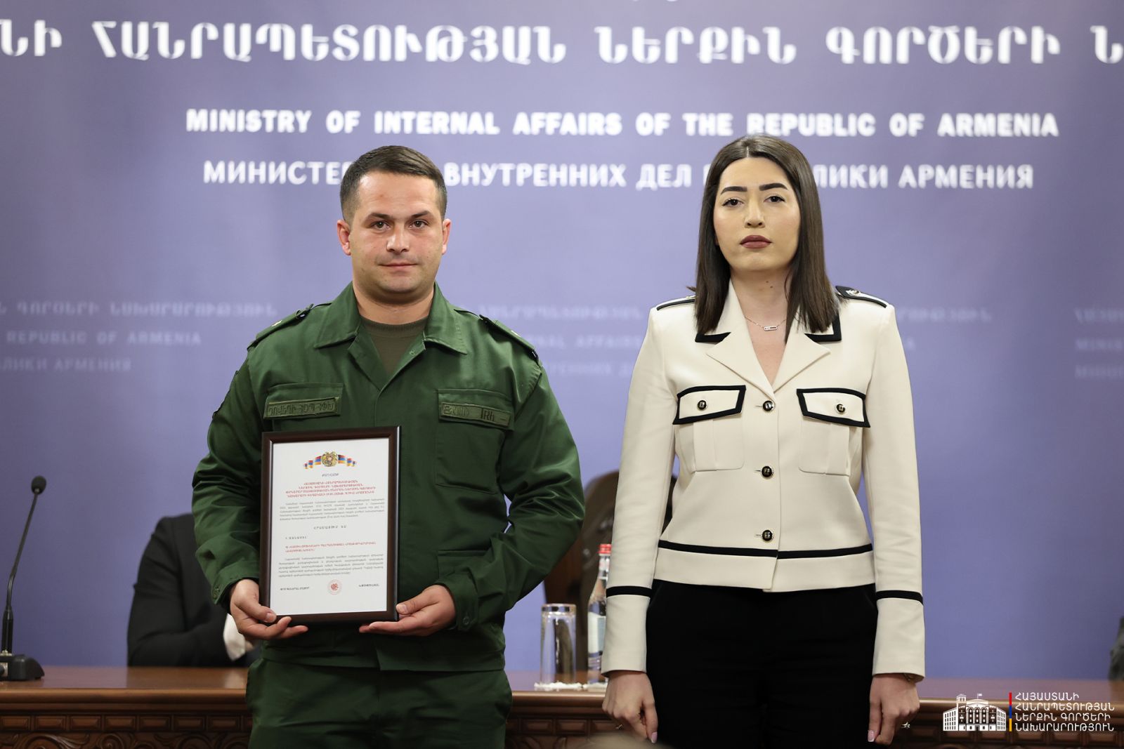 ՆԳ նախարարը պարգևատրել է Փրկարար ծառայության և Ոստիկանության լավագույն ծառայողներին ու ստորաբաժանումների ղեկավարներին