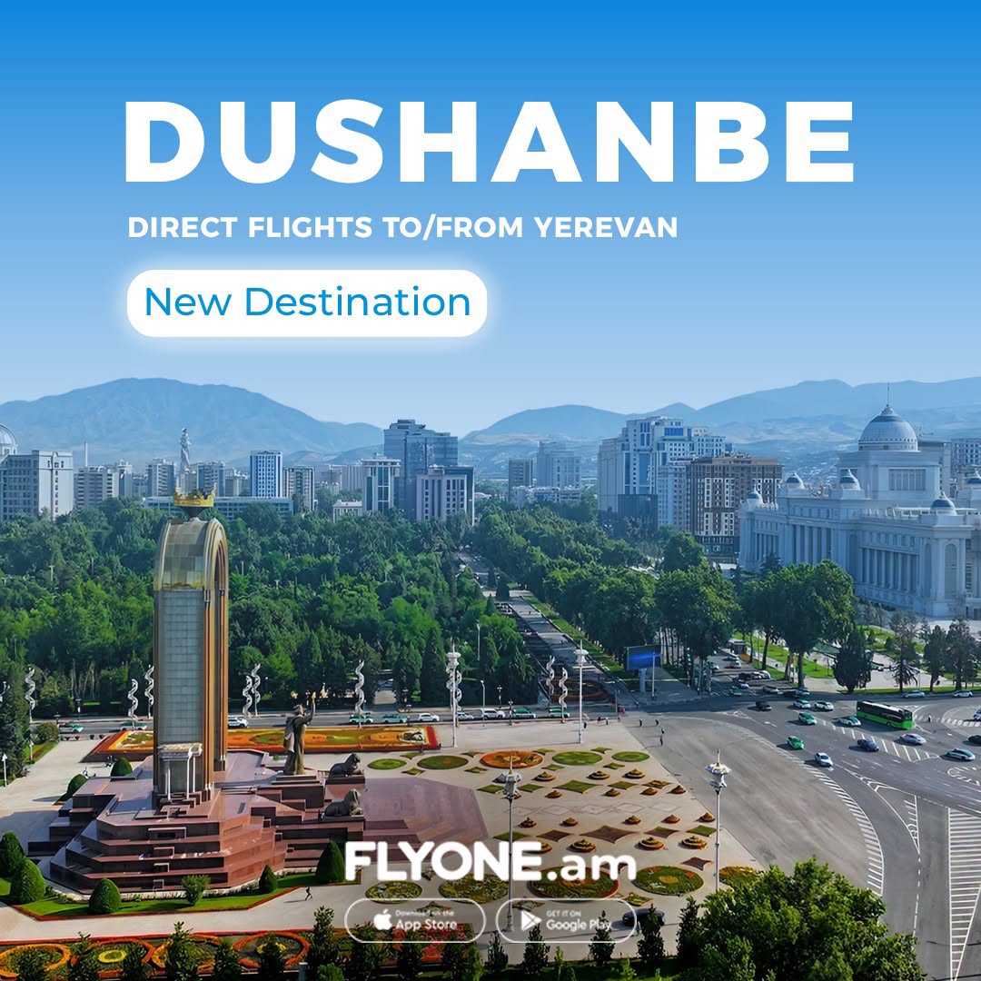 Դուշանբե՝ նոր ուղղություն FlyOne Armenia-ի չվացուցակում